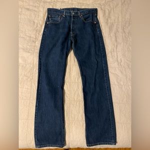 Vintage Levi’s 501 xx Dark Wash Jeans Denim 32 x 32
